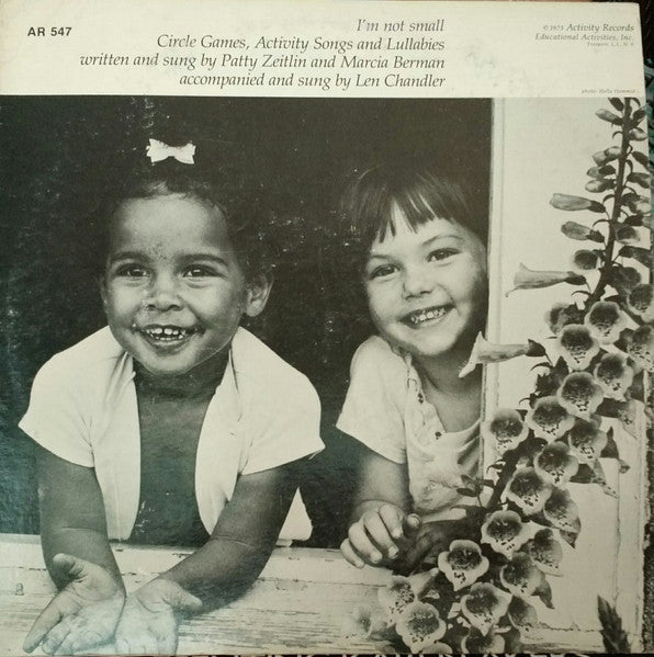 Patty Zeitlin And Marcia Berman : I'm Not Small (LP)