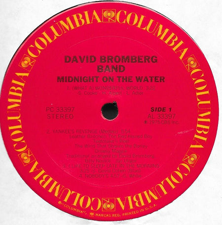 David Bromberg Band : Midnight On The Water (LP, Album)