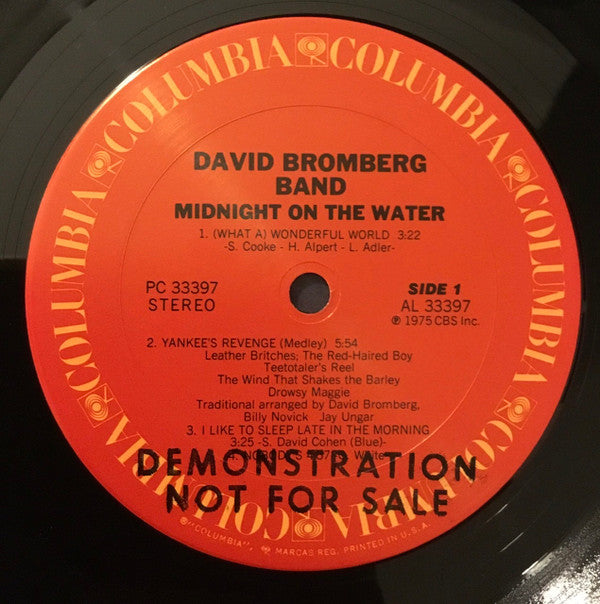 David Bromberg Band : Midnight On The Water (LP, Album)