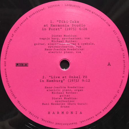 Harmonia : Documents 1975 (LP, Album)