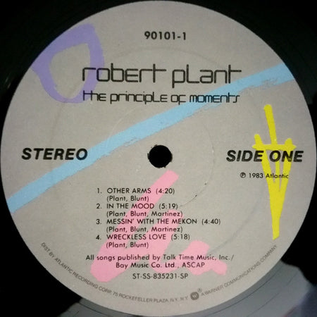 Robert Plant : The Principle Of Moments (LP, Album, SP )
