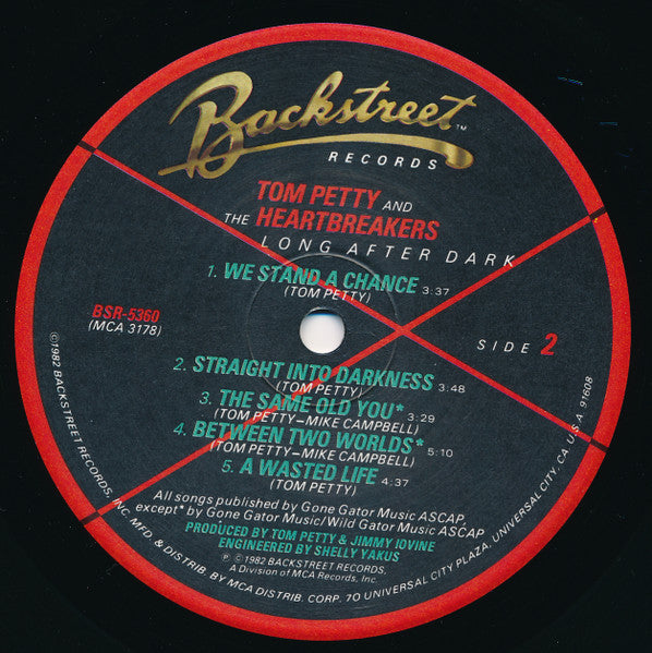 Tom Petty And The Heartbreakers : Long After Dark (LP, Album, Pin)