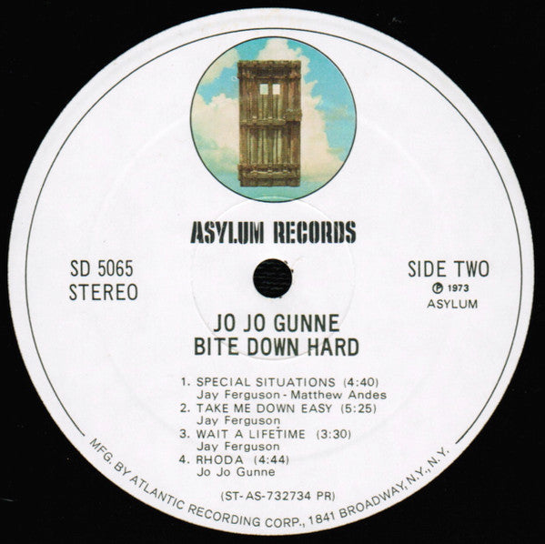 Jo Jo Gunne : Bite Down Hard (LP, Album, PR )