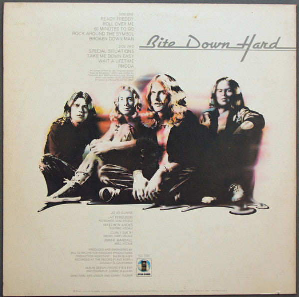 Jo Jo Gunne : Bite Down Hard (LP, Album, PR )