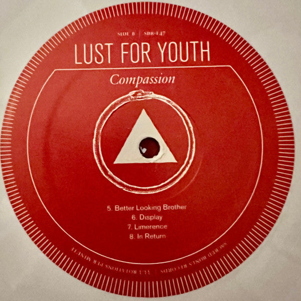 Lust For Youth : Compassion (LP, Album, Ltd, Whi)