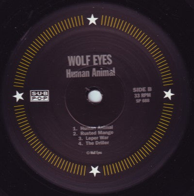 Wolf Eyes : Human Animal (LP, Album)