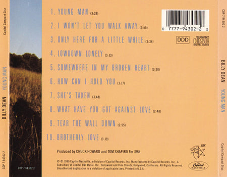 Billy Dean : Young Man (CD, Album)