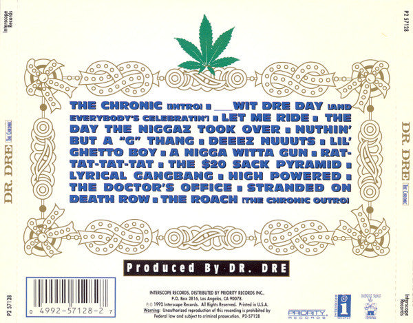 Dr. Dre : The Chronic (CD, Album)