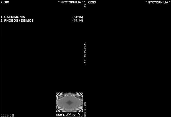 XIOIX : NYCTOPHILIA (CDr, Album)