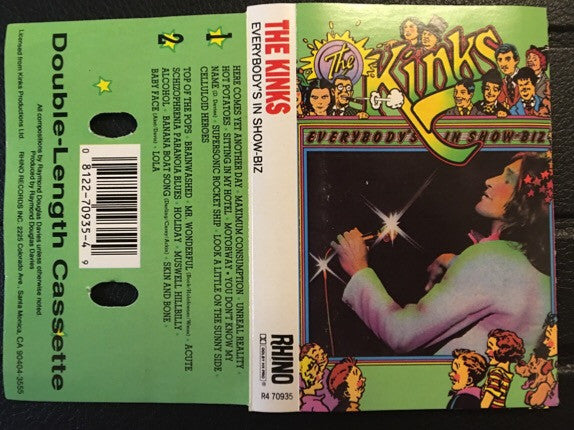 The Kinks : Everybody's In Show-Biz (Cass, Album, RE)