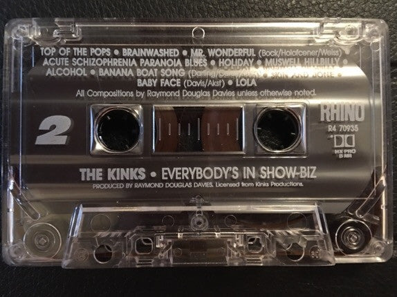 The Kinks : Everybody's In Show-Biz (Cass, Album, RE)
