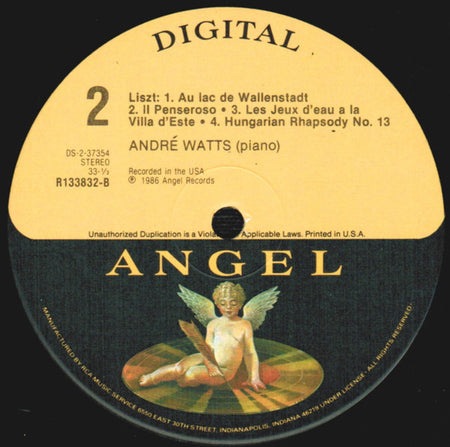 André Watts : André Watts Plays Liszt (Album 1) (LP, Album, Club, RCA)