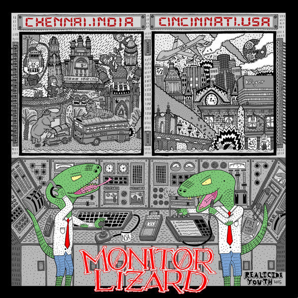 Death Sex Advocates, Monitor Lizard : Split (LP)