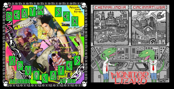 Death Sex Advocates, Monitor Lizard : Split (LP)