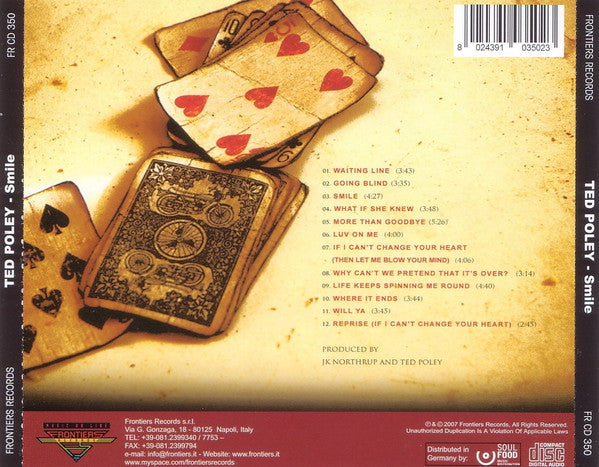 Ted Poley : Smile (CD, Album, Sli)