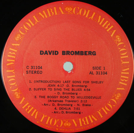 David Bromberg : David Bromberg (LP, Album, Ter)
