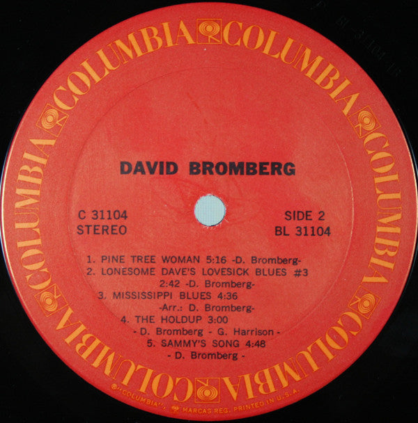 David Bromberg : David Bromberg (LP, Album, Ter)