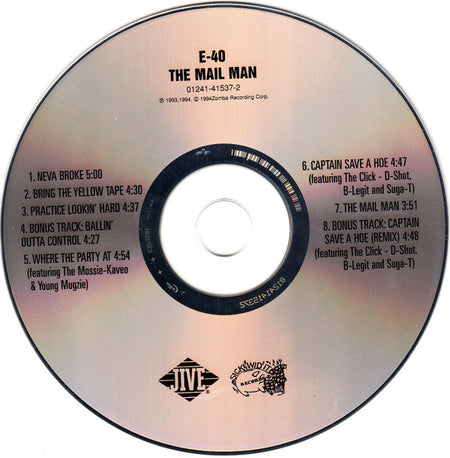 E-40 : The Mail Man (CD, EP, RE)
