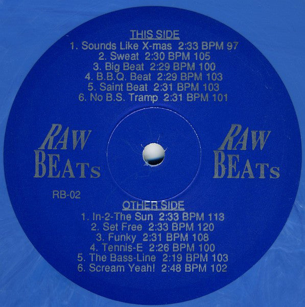 Raw Beats : Raw Beats #02 (LP, Album, Blu)