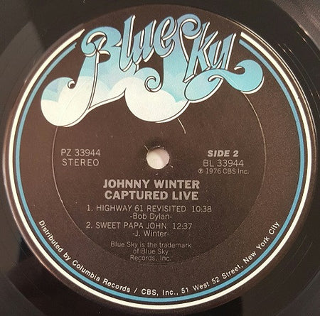 Johnny Winter : Captured Live! (LP, Album, Ter)