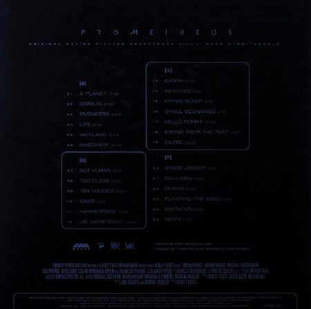 Marc Streitenfeld : Prometheus (Original Motion Picture Soundtrack) (2xLP, Album, RE)