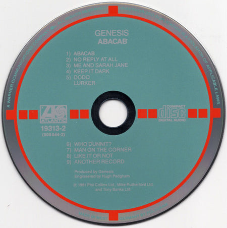Genesis : Abacab (CD, Album, RE, Tar)