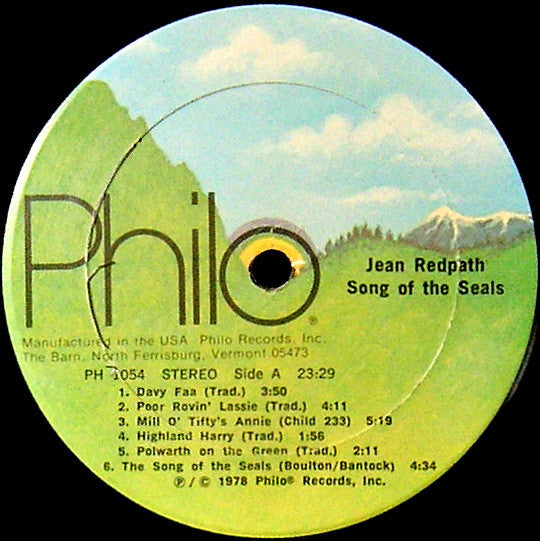 Jean Redpath : Song Of The Seals (LP, Album)