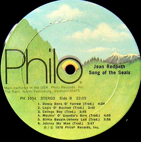 Jean Redpath : Song Of The Seals (LP, Album)