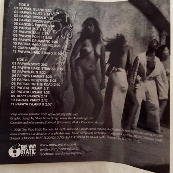 Stelvio Cipriani : Papaya Love Goddess Of The Cannibals (Cass, Dlx, Ltd)