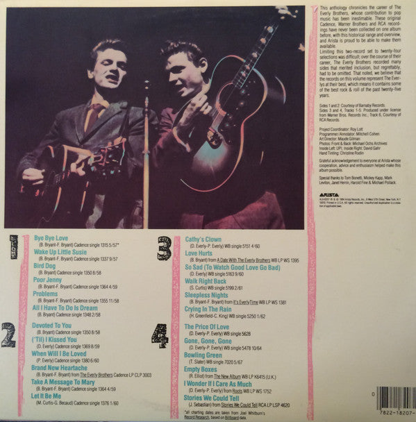 Everly Brothers : 24 Original Classics (2xLP, Comp, Club, CRC)