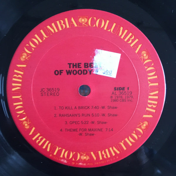 Woody Shaw : The Best of Woody Shaw (LP, Album, Comp, Promo)