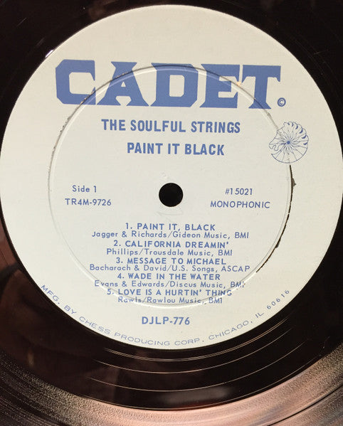 The Soulful Strings : Paint It Black (LP, Mono, Promo)