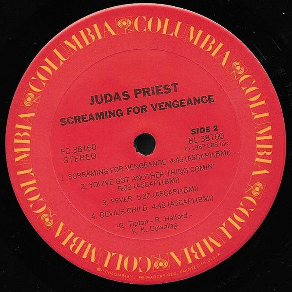 Judas Priest : Screaming For Vengeance (LP, Album, Ter)