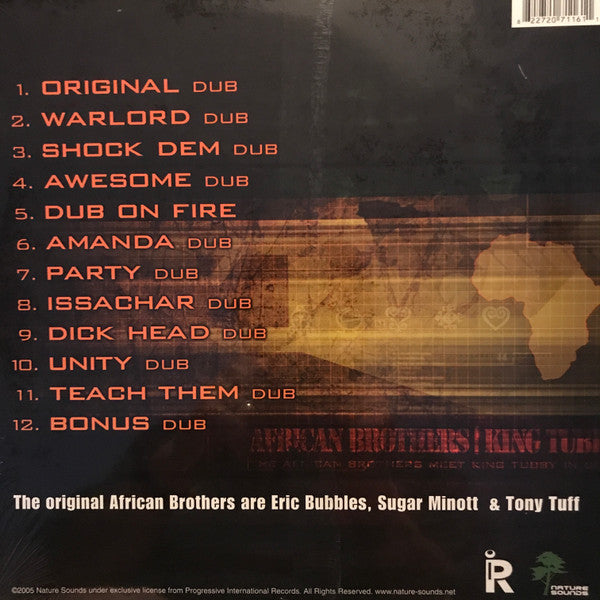 African Brothers (2) Meet King Tubby : In Dub (LP, Album)