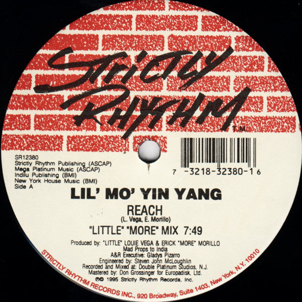 Lil' Mo' Yin Yang* : Reach (12")