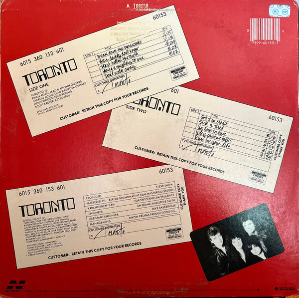 Toronto (4) : Get It On Credit (LP, Album, Promo, SP)