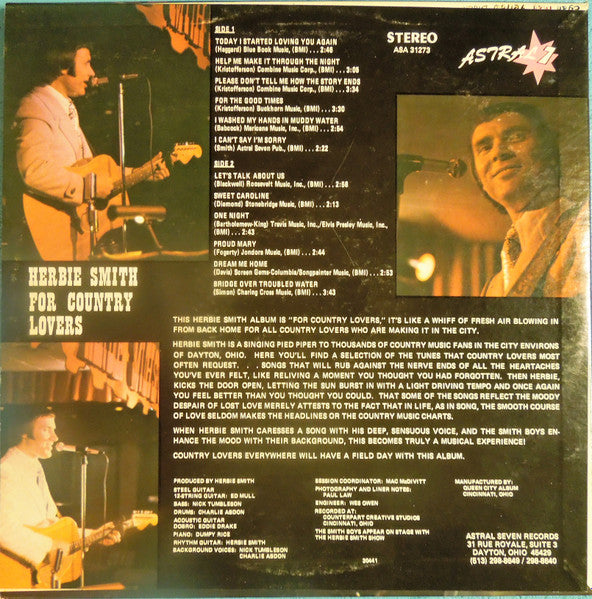 Herbie Smith : For Country Lovers (LP)