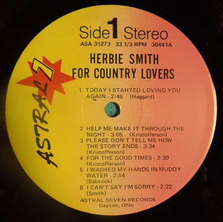 Herbie Smith : For Country Lovers (LP)