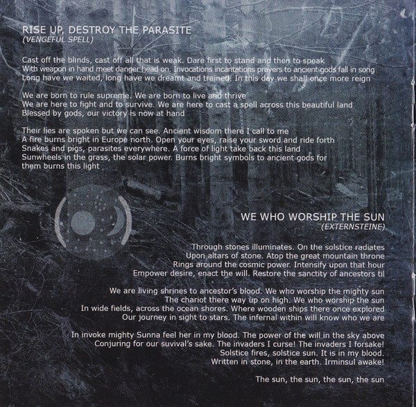 Witchblood (2) : Sorceress Of The Black Sun (CD, Album)