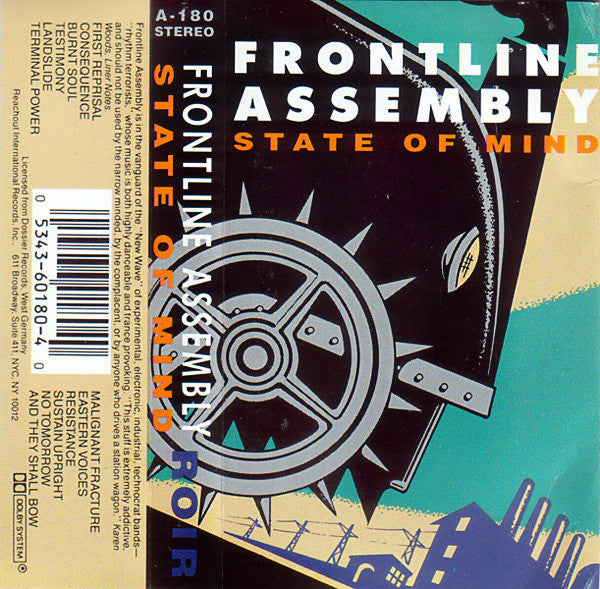 Frontline Assembly* : State Of Mind (Cass, Album, RE)