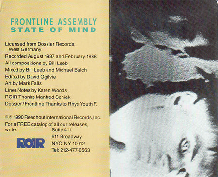 Frontline Assembly* : State Of Mind (Cass, Album, RE)