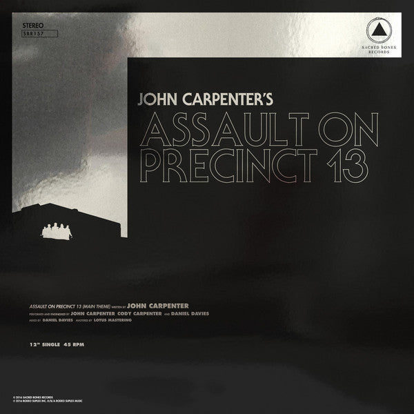 John Carpenter : Assault On Precinct 13 (12", Single)