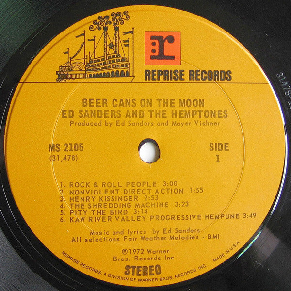 Ed Sanders : Beer Cans On The Moon (LP)