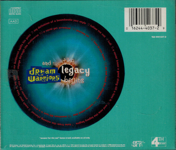 Dream Warriors : And Now The Legacy Begins (CD, Album)