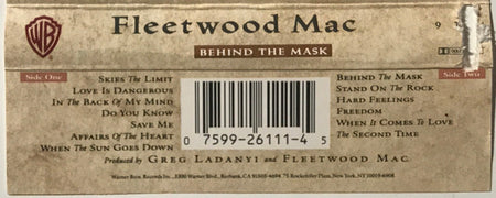 Fleetwood Mac : Behind The Mask (Cass, Album, SR,)