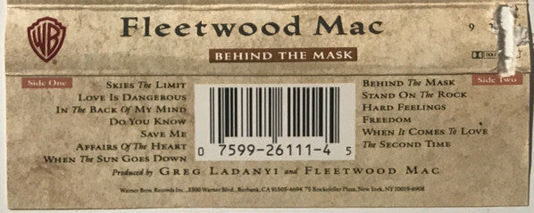 Fleetwood Mac : Behind The Mask (Cass, Album, SR,)