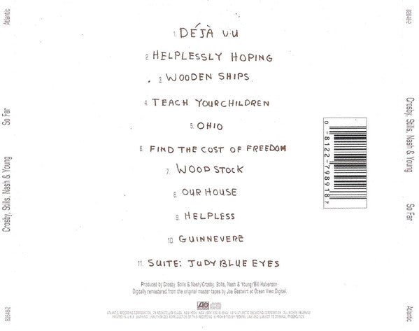 Crosby, Stills, Nash & Young : So Far (CD, Comp, RE, RM)