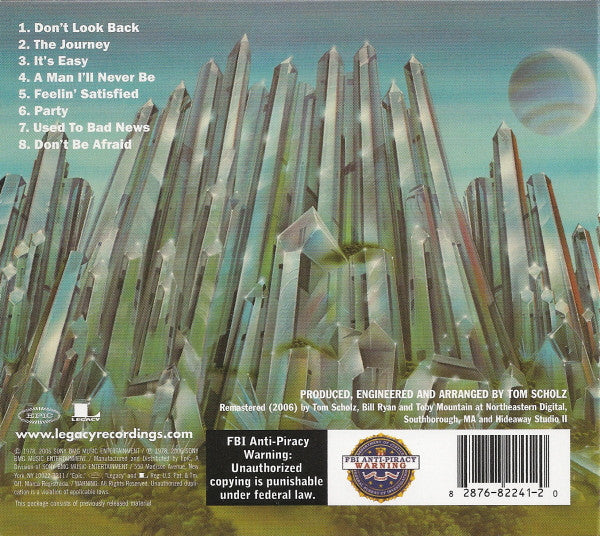 Boston : Don't Look Back (CD, Album, Ltd, RE, RM, Dig)
