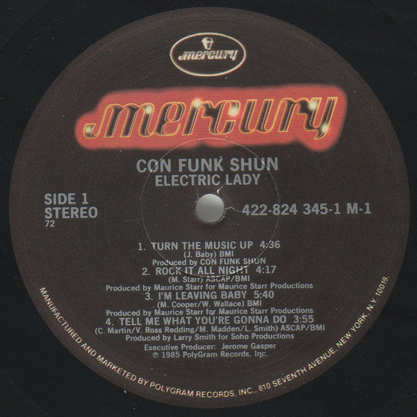 Con Funk Shun : Electric Lady (LP, Album, 72)