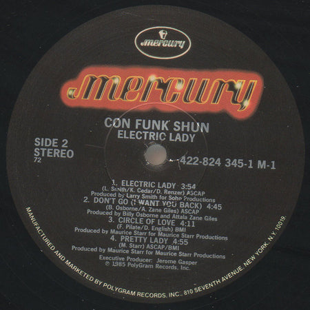 Con Funk Shun : Electric Lady (LP, Album, 72)